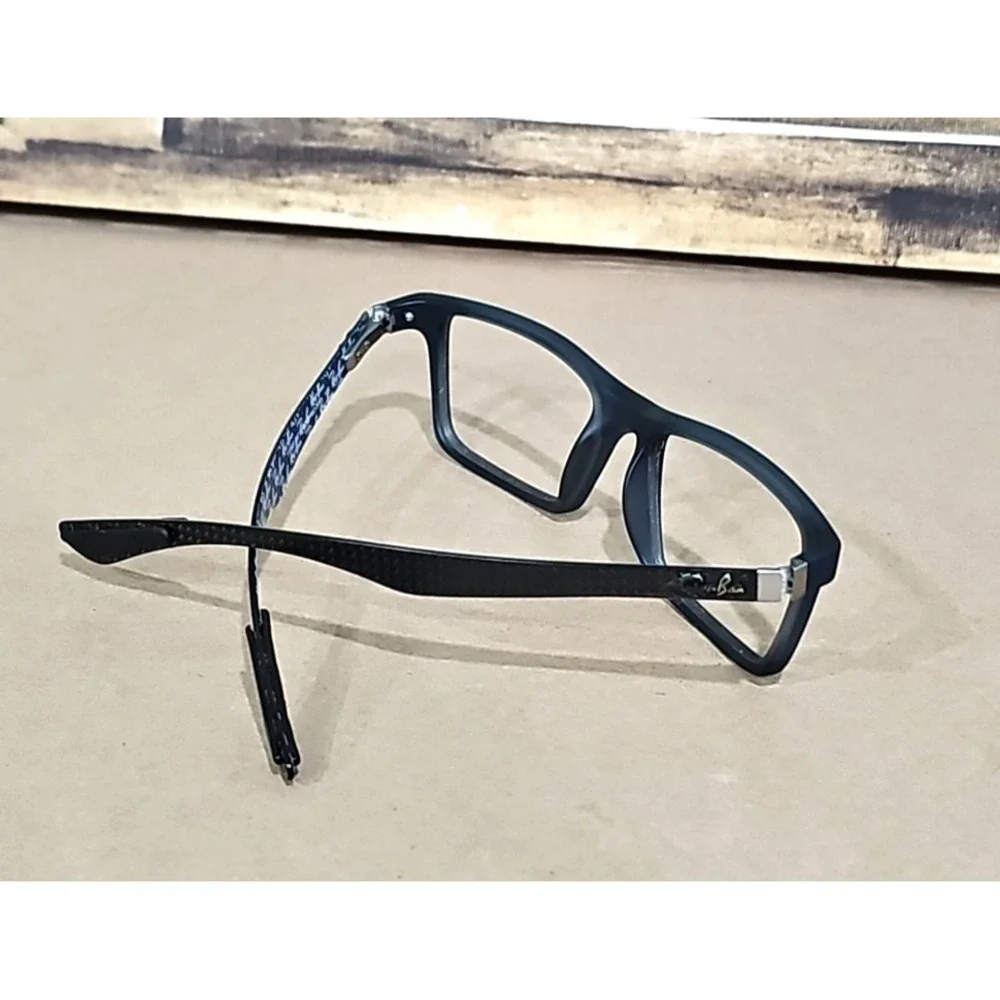 Ray-Ban Eyeglasses RB 8901 5262 Blue/Exposed Carbon Fiber Rectangular 53[]17 145